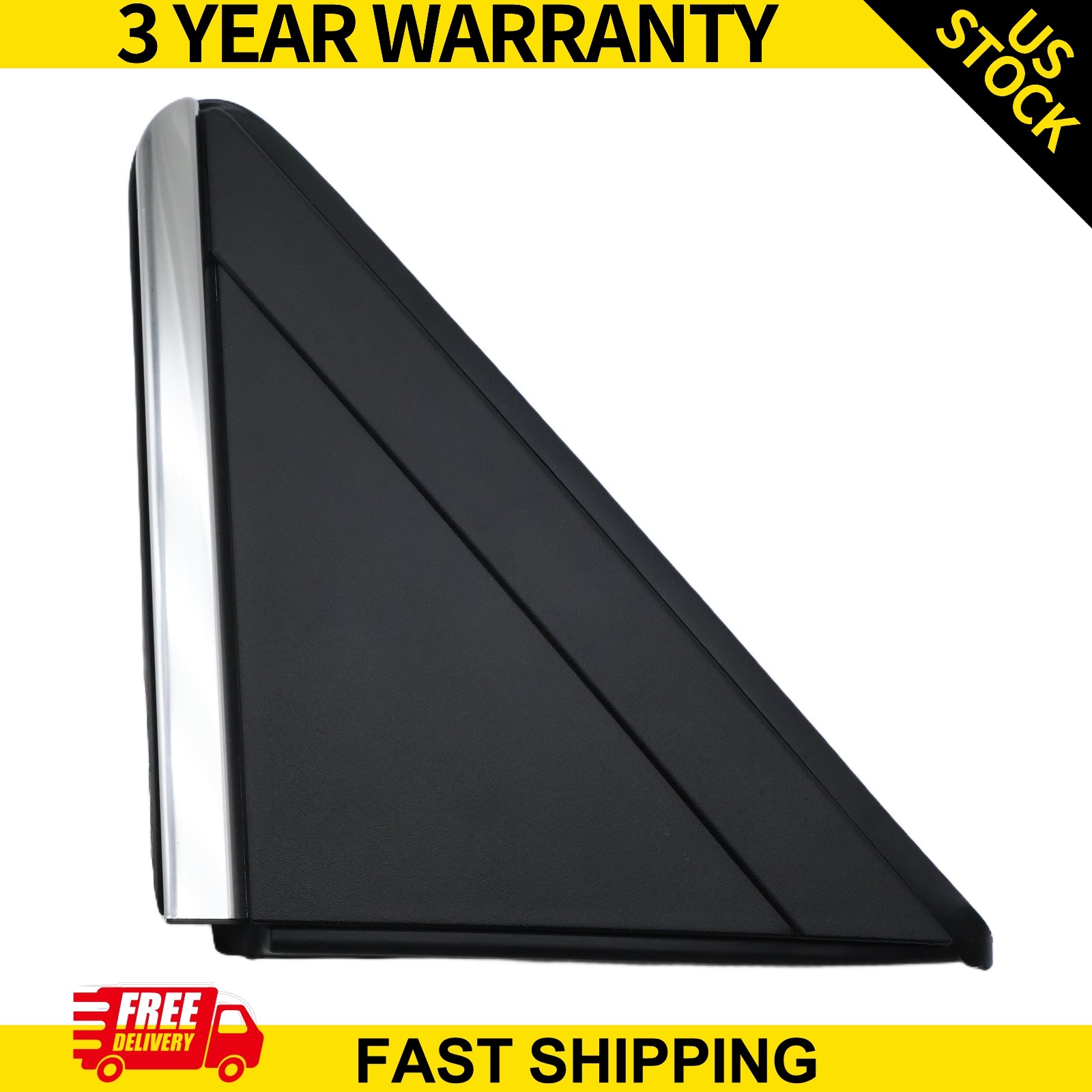 Left Mirror Flag Applique Molding For Dodge Caravan 2008-2019