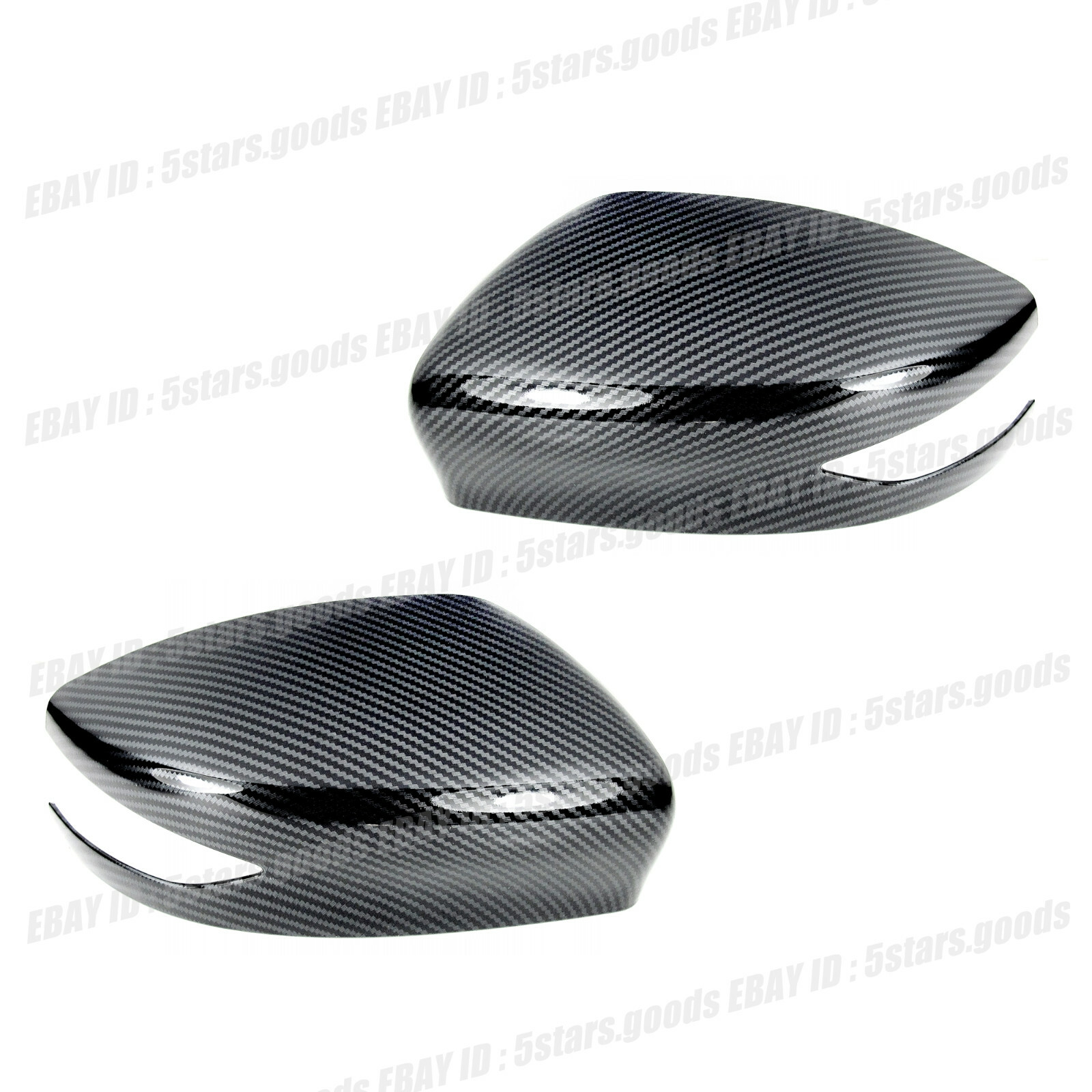 For 2016-2023 Nissan Maxima Sedan Carbon Fiber Side Mirror Covers Molding Trims