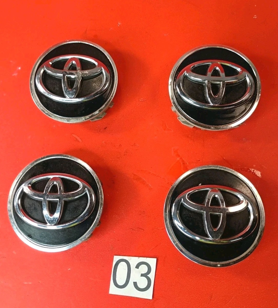 B3 Set 4 62MM Black Wheel Center Hub Caps Fit TOYOTA Camry RAV4 Corolla Tacoma