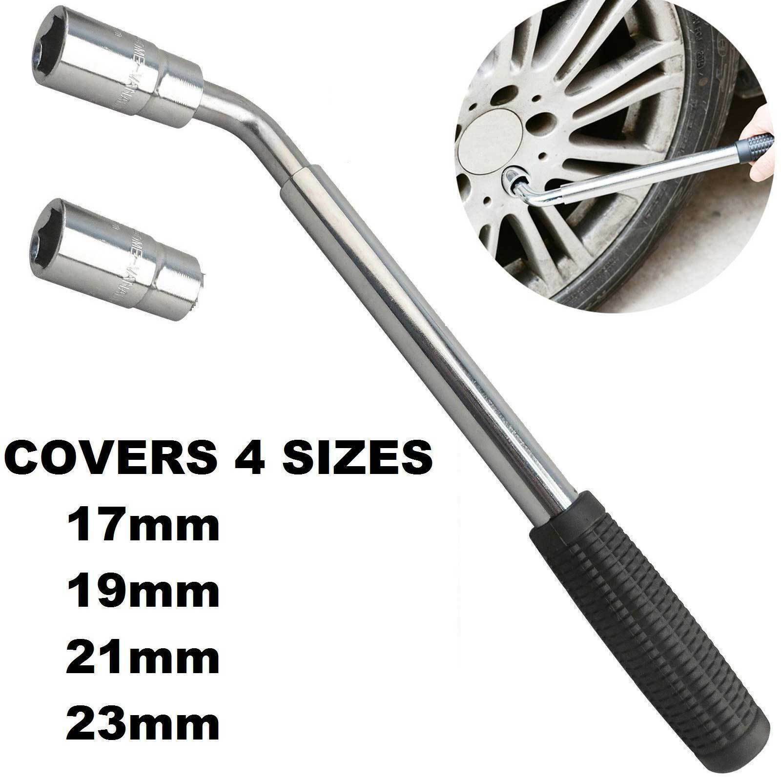 Scissor Jack 2 Ton w Handle+Spare Tire Repair Kit Extendable Lug Wrench Garage