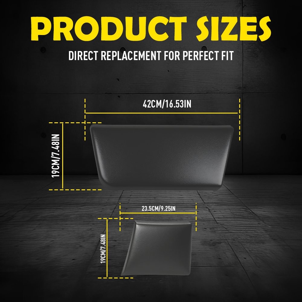 Pair For 2014-2018 Ram ProMaster Front Left Door Panel Exterior Molding Trim Kit
