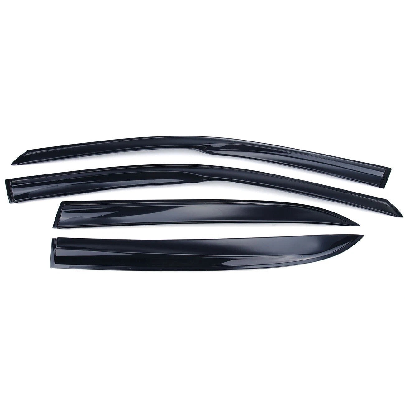 For 2003-2007 Honda Accord 4 Door Sedan Mugen Style Window Visor Sun Rain Guards