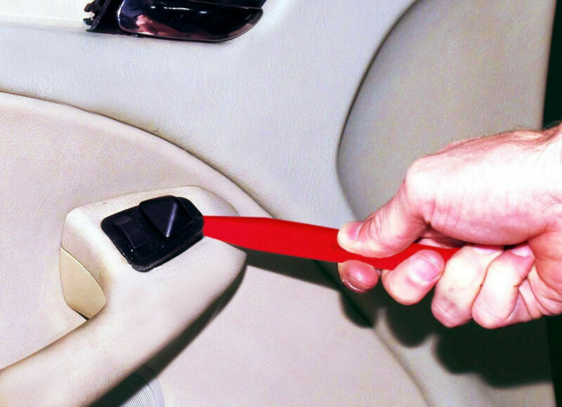 5pcs Red High-Strength Nylon Car Door Panel Dash Trim Removal Pry Open Tool Kit