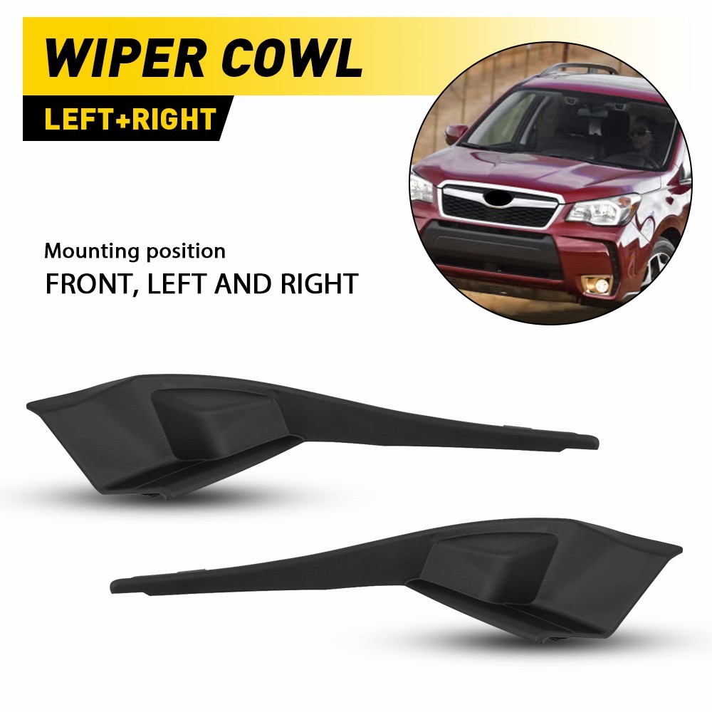 2Pcs For 2014-2018 Subaru Forester Front Windshield Wiper Grille Trim Panels EXR