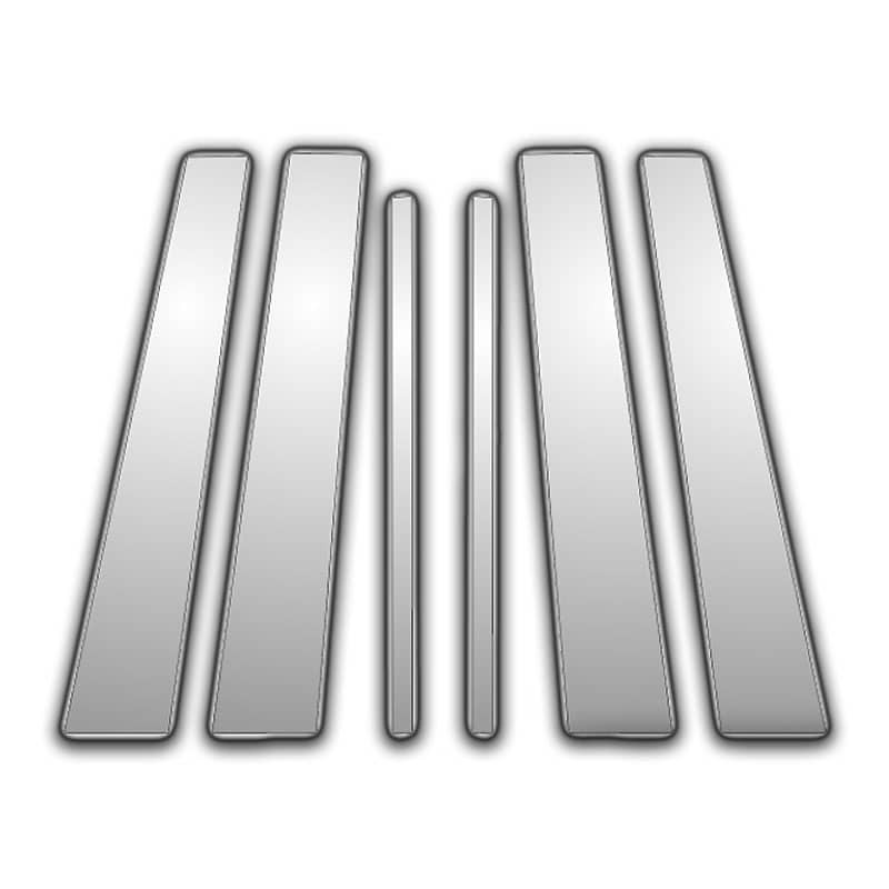 6 Pc Chrome Pillar Post Trim For 05-10 infiniti ‘M’