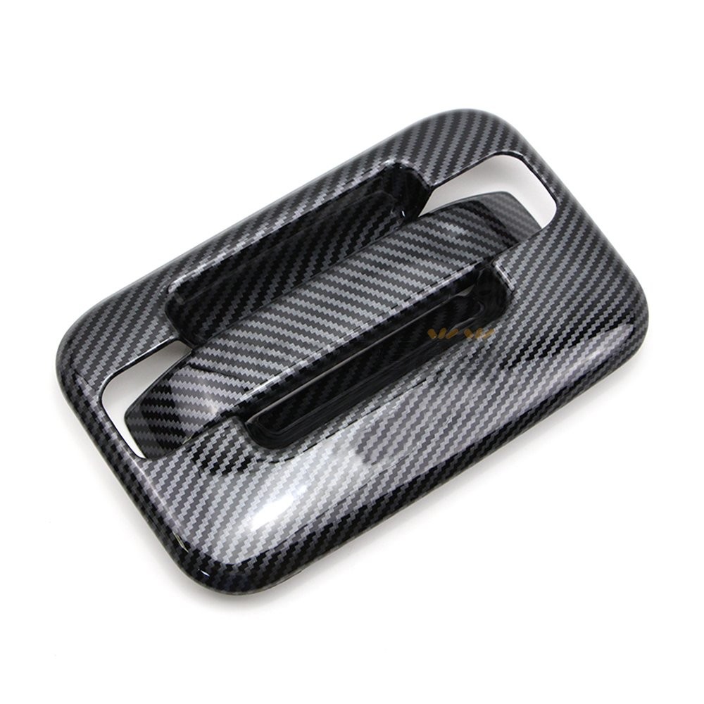 For Ford F150 2004-2014 Door + Tailgate Handle Cover Carbon Fiber Look W/ KeyPad