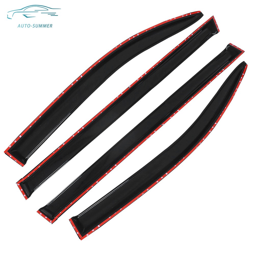 For Toyota SIENNA 2011-2018 2019 4Pcs Window Visor Sun Vent Rain Guard Deflector