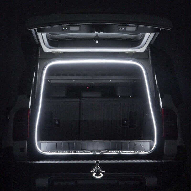 White＆Yellow LED Trunk Light belt Bar For Land cruiser Prado LC250 2024 2025