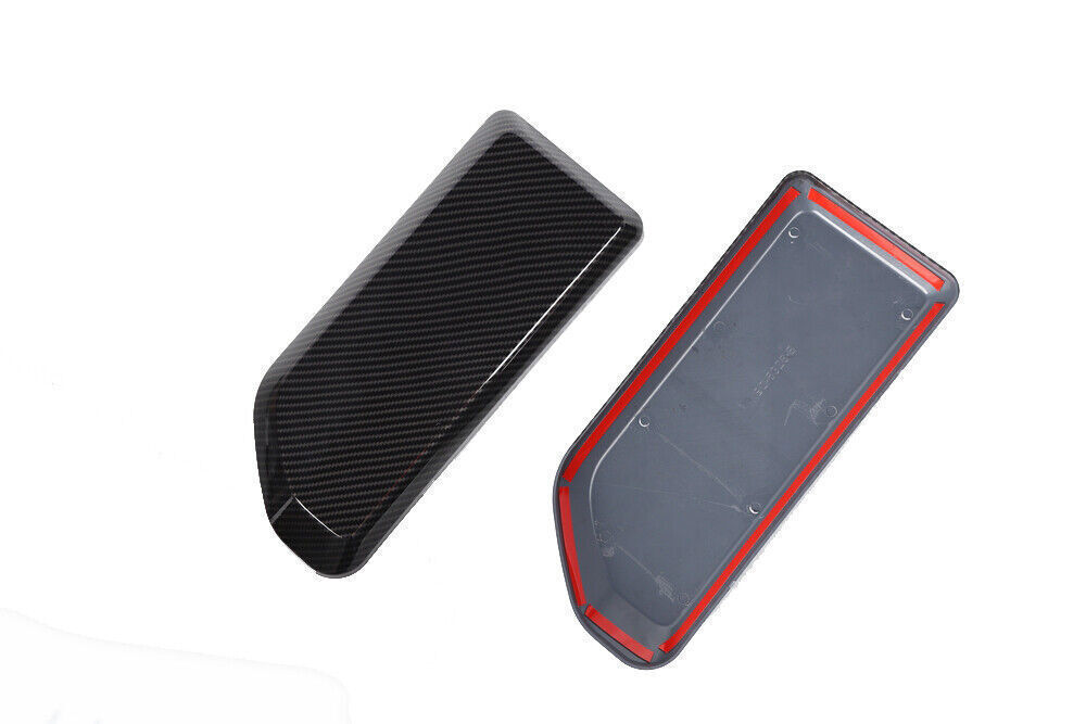 2* Carbon Fiber Front Bumper Corner Panel Cover Trim For Ford F150 Raptor 2021+