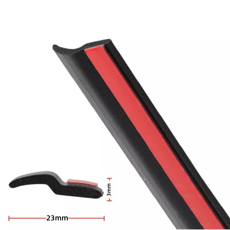 13Ft Z-shape Car Door Window Rubber Seal Strip Pad Weatherstrip Seal Hollow 4M