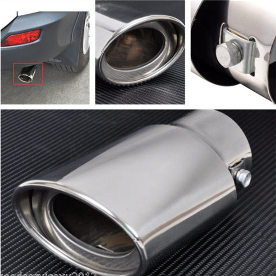 145mm Chrome Stainless Steel Exhaust Pipe Trim For 1.8-2.2 T