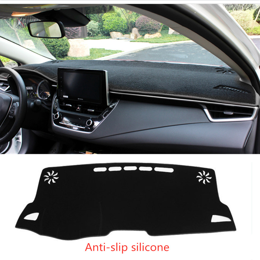Black Dashboard Dash Mat Sun Pad Guard Cover For Toyota Corolla Cross 2022-2025