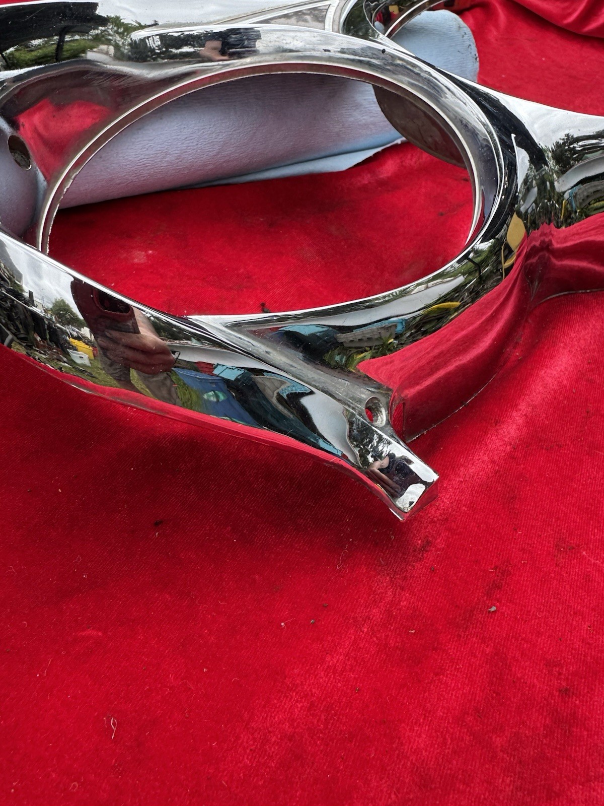 1967 FORD GALAXY 500 ORIGINAL LEFT HEADLIGHT BEZEL FoMoCo C7AB-13064 67 Vintage