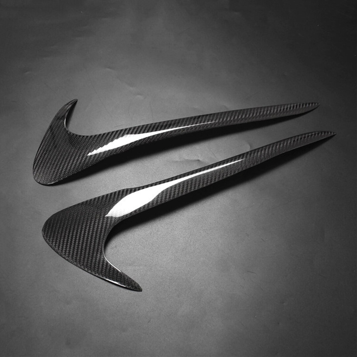 Carbon Fiber Eyelids Eyebrows Lids Headlight Trim Covers For Subaru Impreza 2009