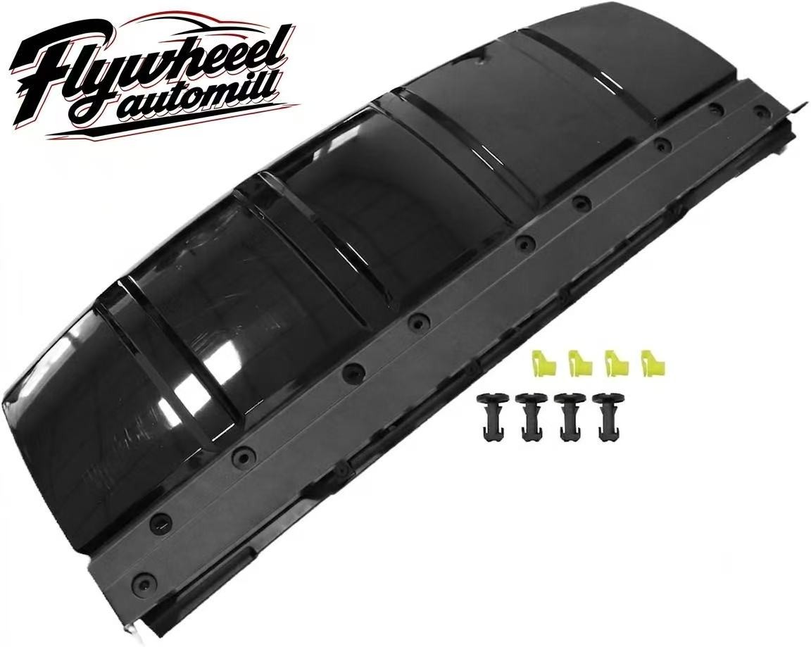 LR117512 Black Front Bumper Skid Plate Trim For 2018-2020 Land Rover Range Rover