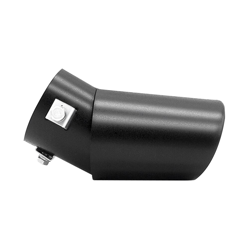 Matte Black Stainless Steel Exhaust Tip Fit For 1.5-2.4inch Cars outlet tailpipe