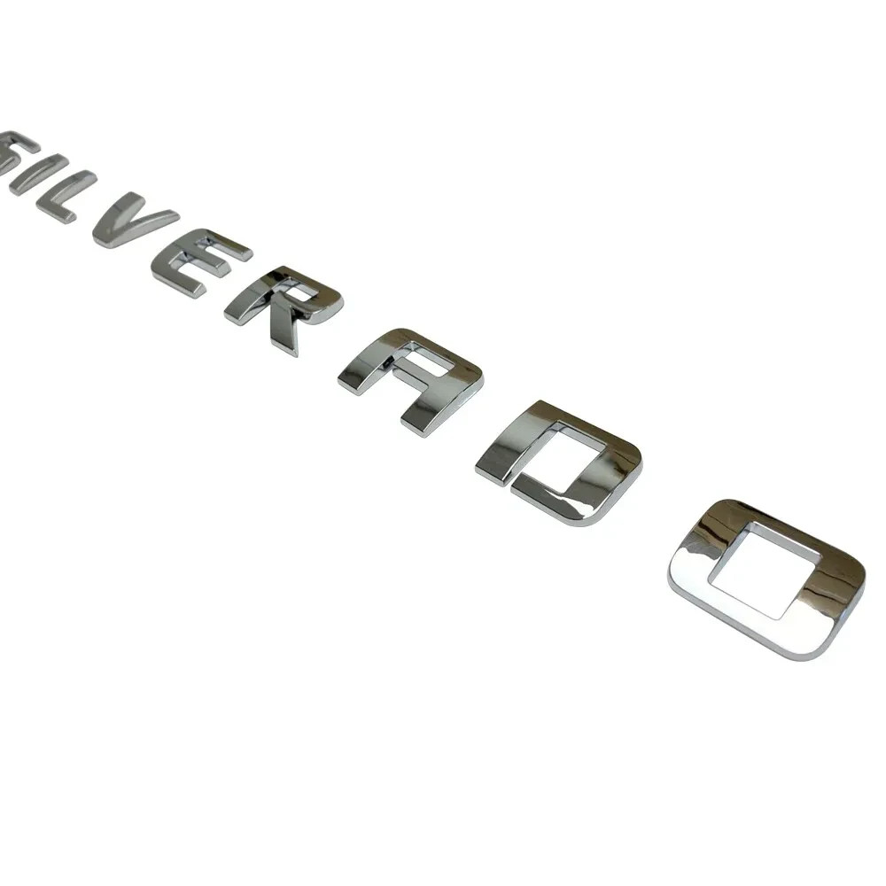 2007-2018 For Silverado 1500 2500HD 3500HD 3D Tailgate Rear Decal Letters Emblem