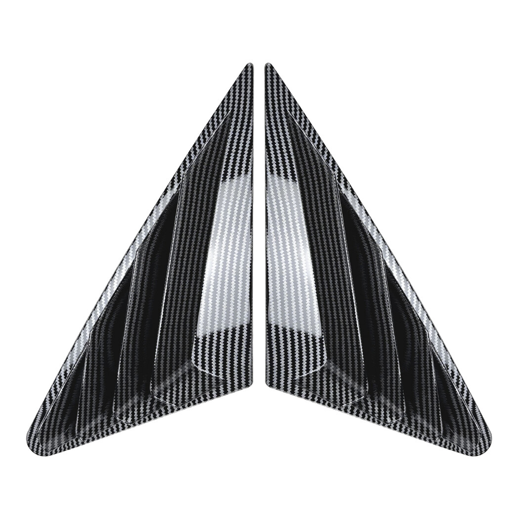 Carbon Look For Audi A3 S3 8Y Sedan 2021-2024 Rear Window Quarter Louver Cover