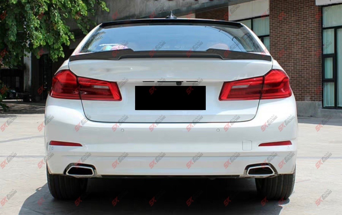 Fits BMW 5 Series G30 M5 F90 530i 540i 18+Wet/Dry Carbon Fiber Rear Spoiler Wing