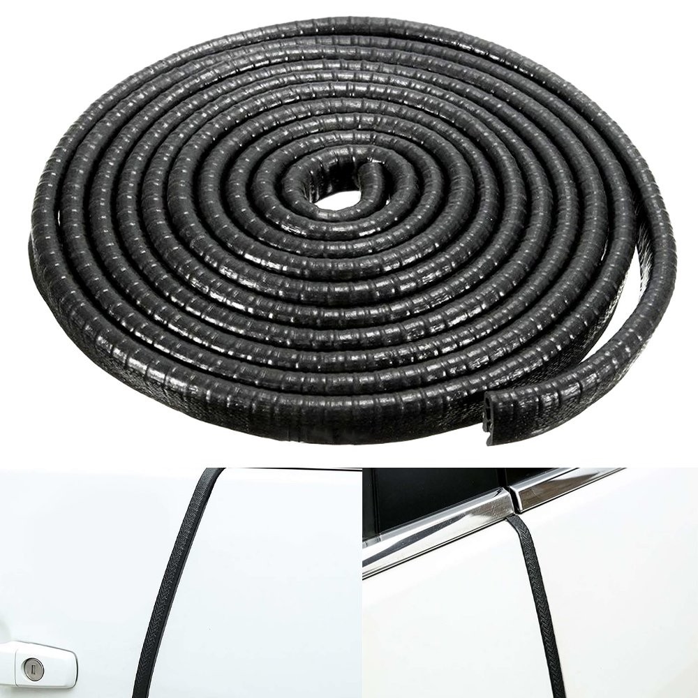 16Ft U Shape Rubber Seal Car Door Edge Guard Molding Trim Protectors Strip US UO