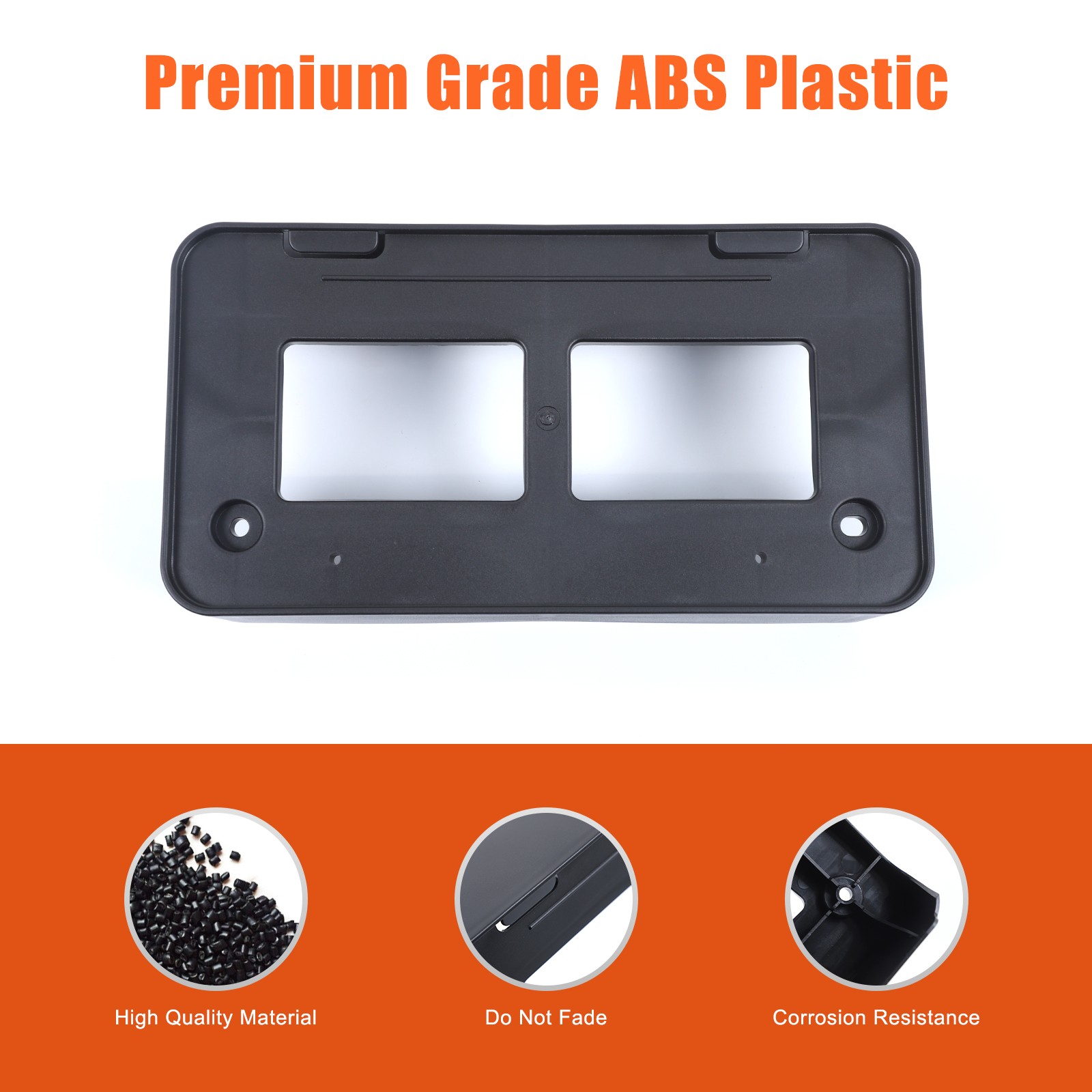 Front Bumper License Plate Holder Mounting Bracket For Toyota Tacoma 2016-2022