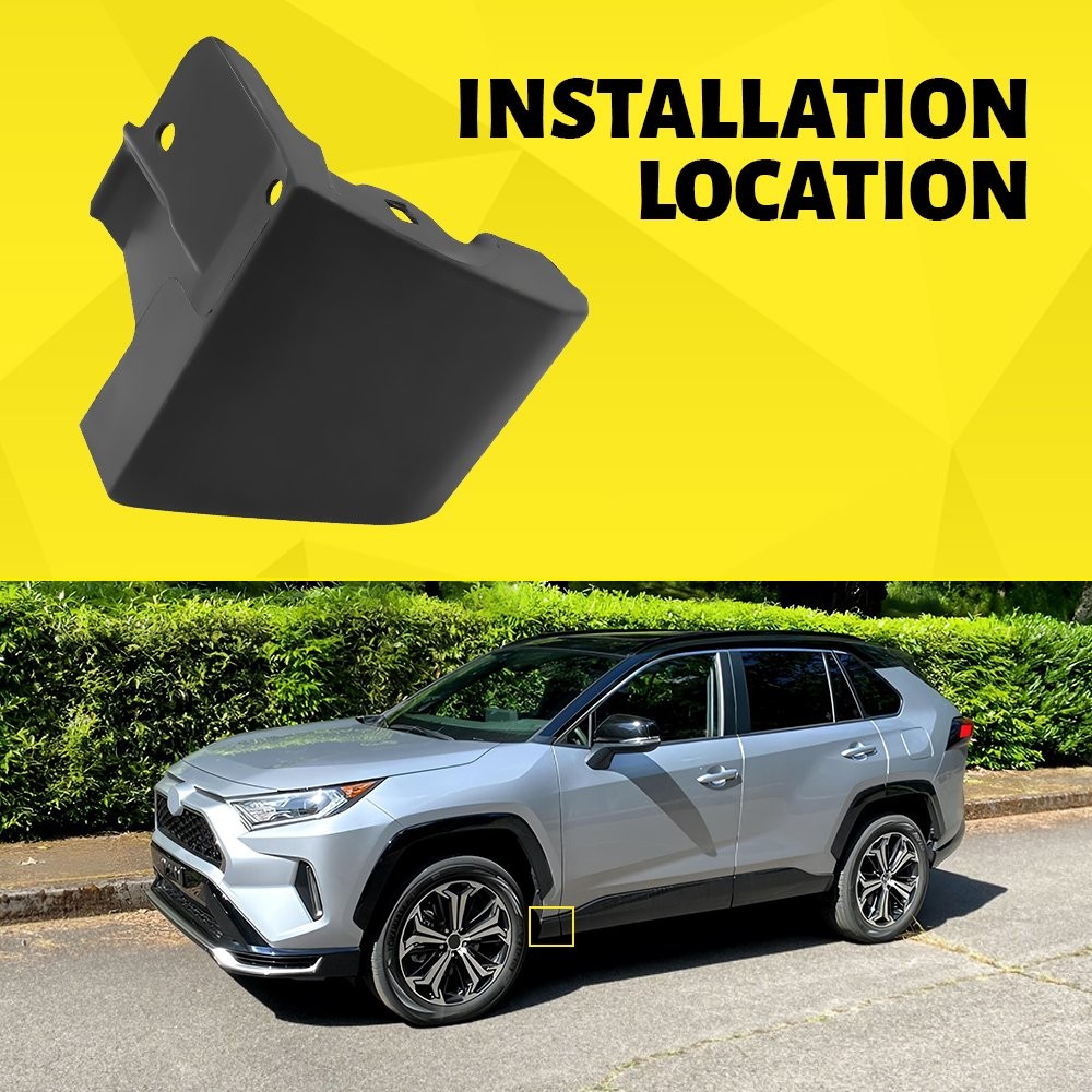 Front Left Driver Side Lower Wheel Arch Trim Black For Toyota RAV4 2019-2023