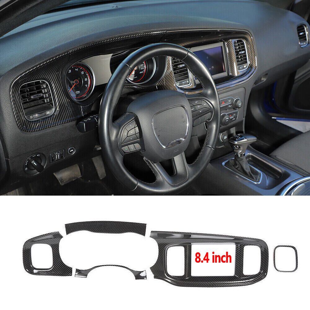 8.4” Screen Central Control Dashboard Panel Cover Trim for Dodge Charger 2015+