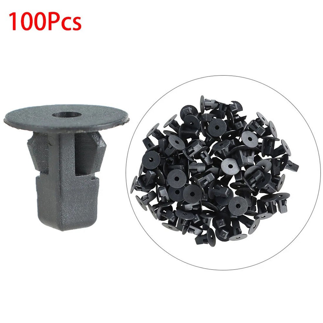 100 Pcs Car Fastener Clips Bumper Inner Fender Rivets Push 8×8.2mm For Toyota