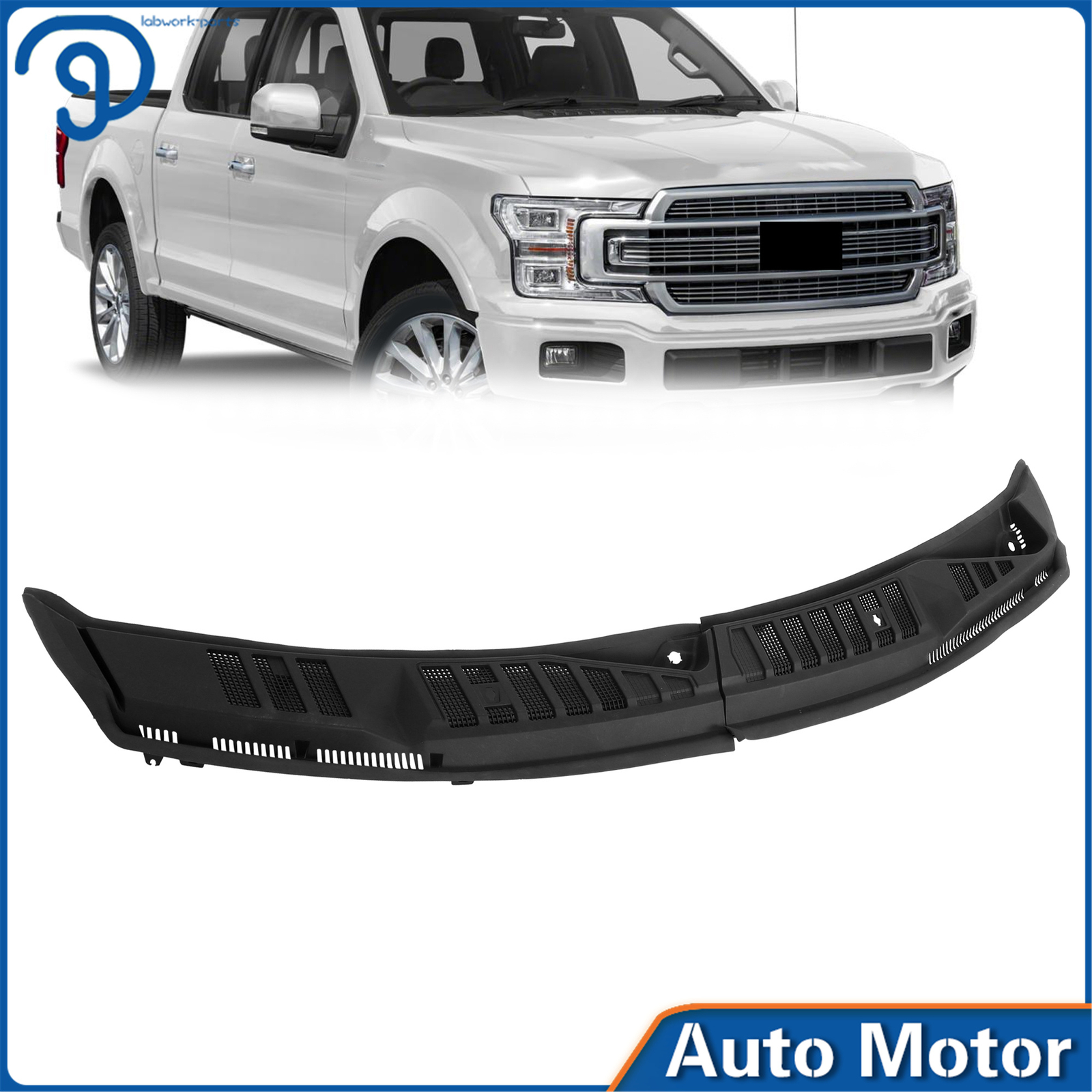 For Ford F150 2015-2020 Front Windshield Cowl Grille FL3Z15022A69B FL3Z15022A69A