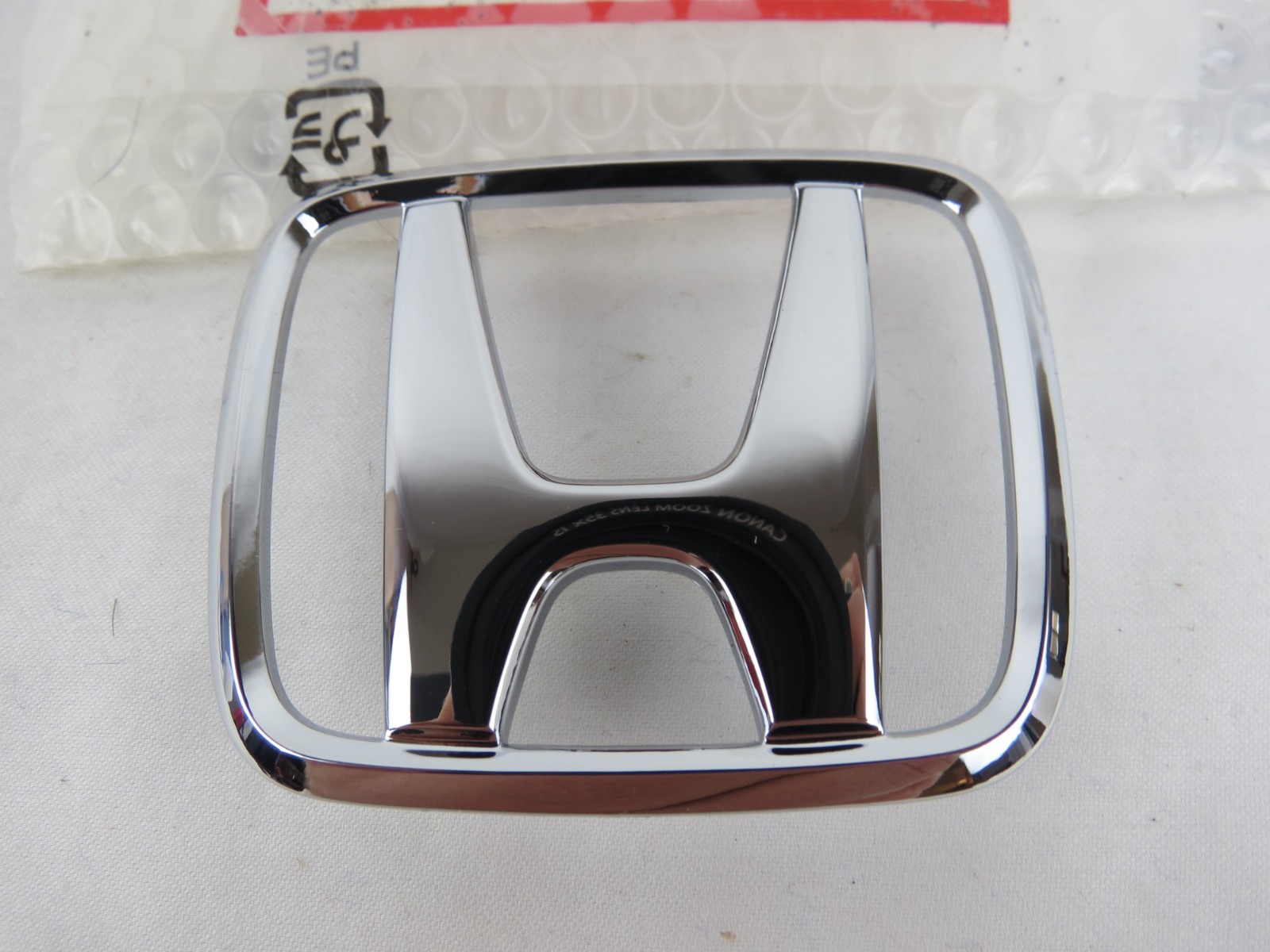 Genuine OEM! 1992-1995 Honda Civic Front Hood Emblem Chrome H Badge Symbol Logo