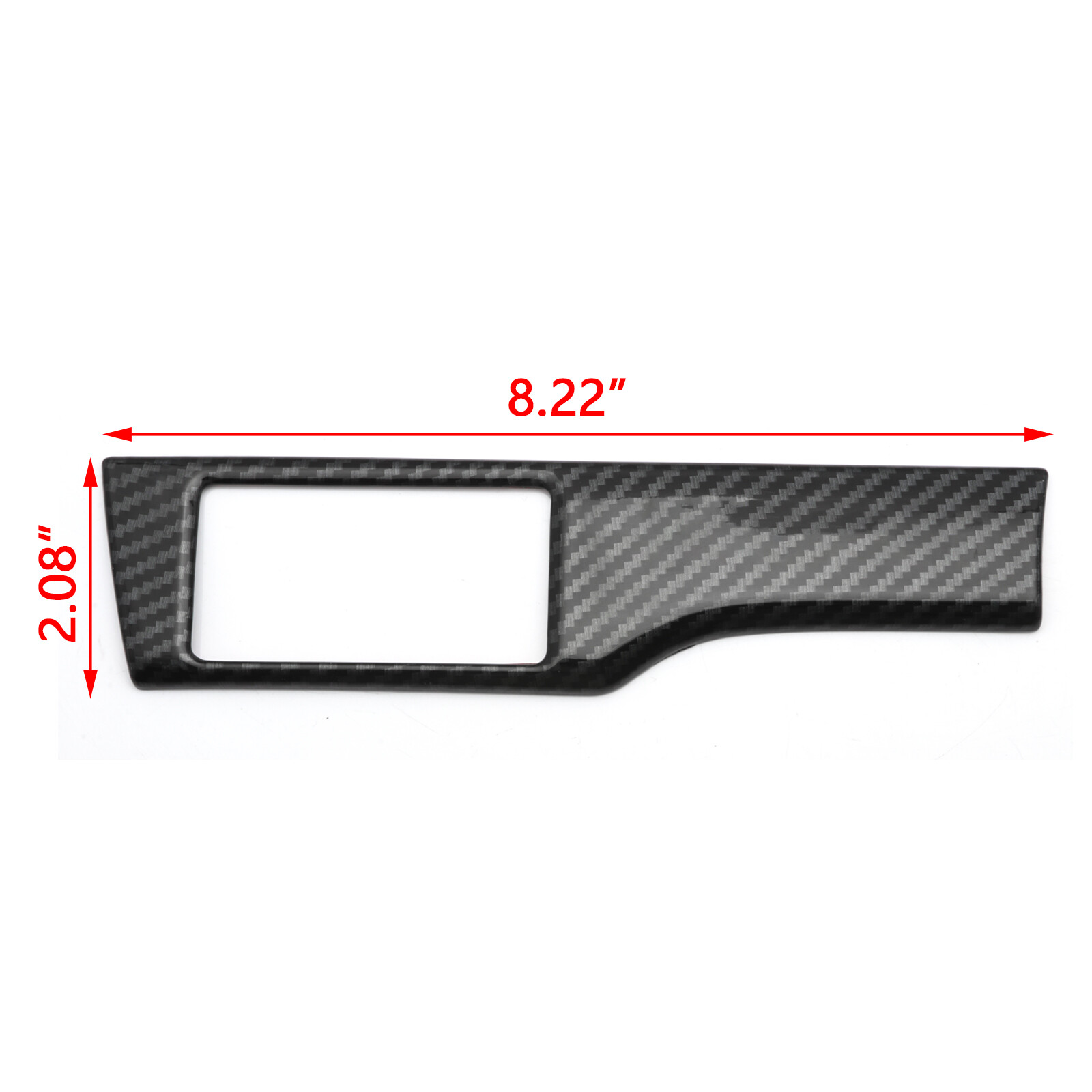 Headlight Switch Frame Overlay Cover Carbon Fiber ABS For Honda Civic 10th Gen