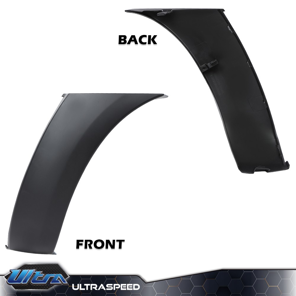 Pair/Left/Right Front Bumper End Caps Primed Black Fit For 05-11 Toyota Tacoma