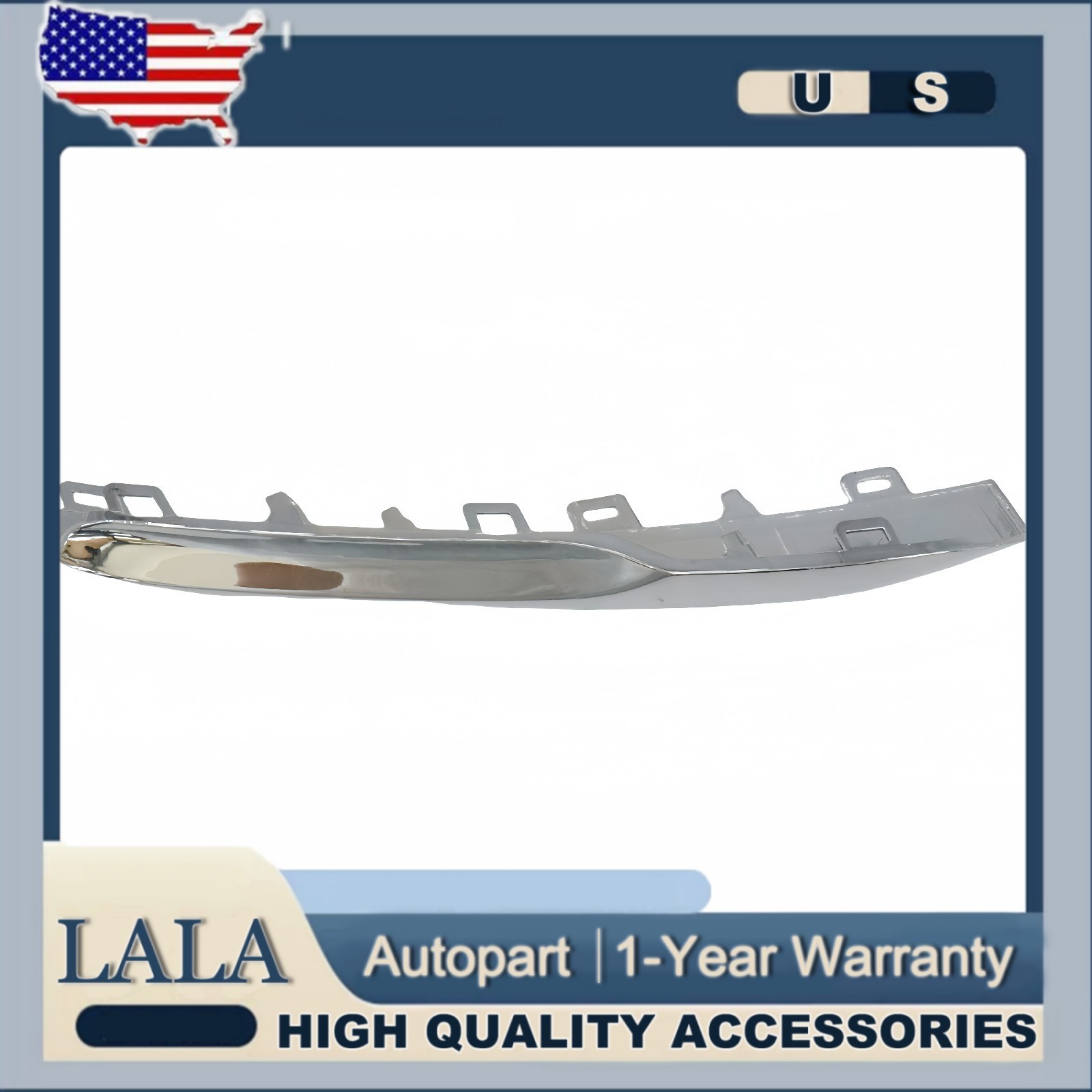 Fits BMW F30 320i 328d 330e 330i 340i Front Bumper Trim Set Driver & Passenger