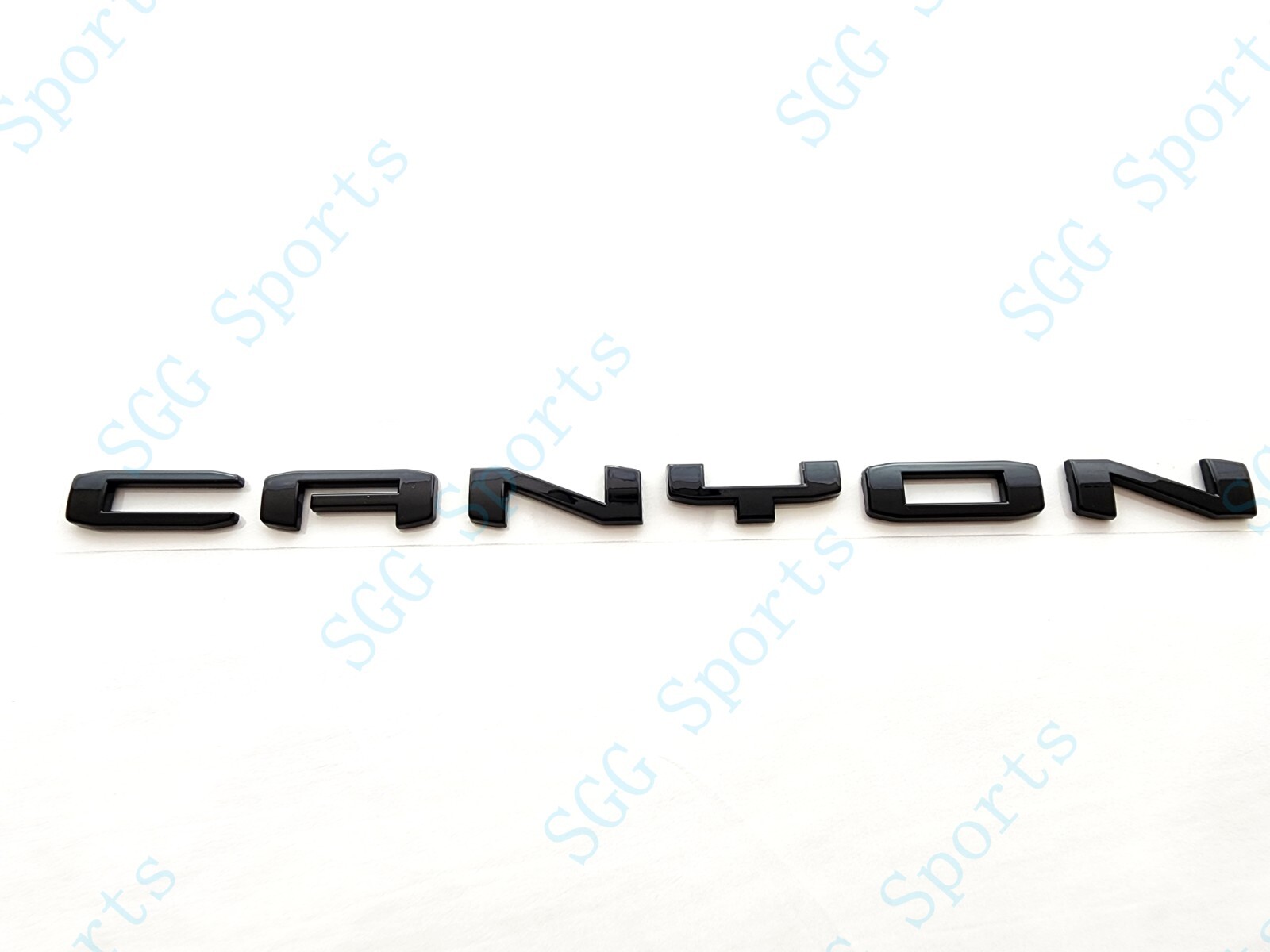 1PC Gloss Black Rear Tailgate Canyon Letter Emblem Fit 2023+ Canyon DENALI