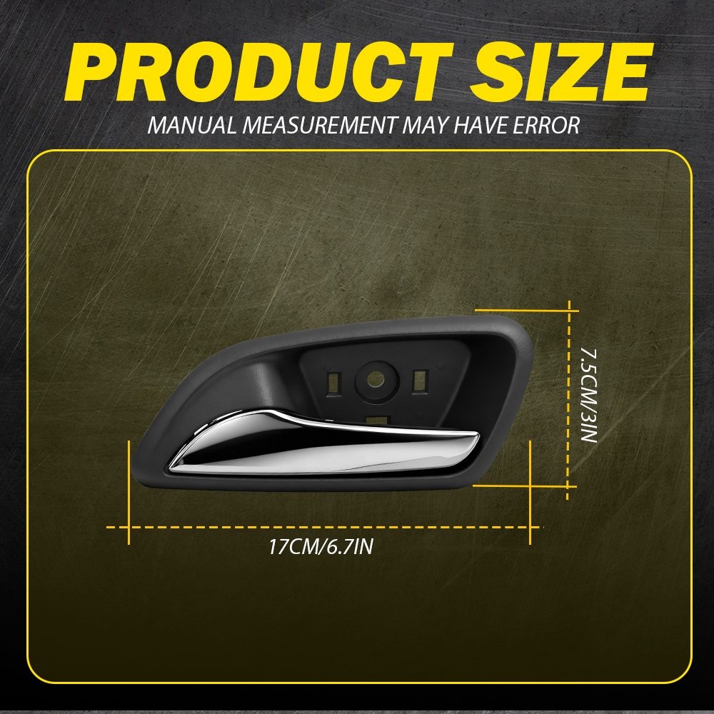 Door Handle Inside Interior Front Rear Left Fit 2011 12-2015 Chevrolet Cruze EOA