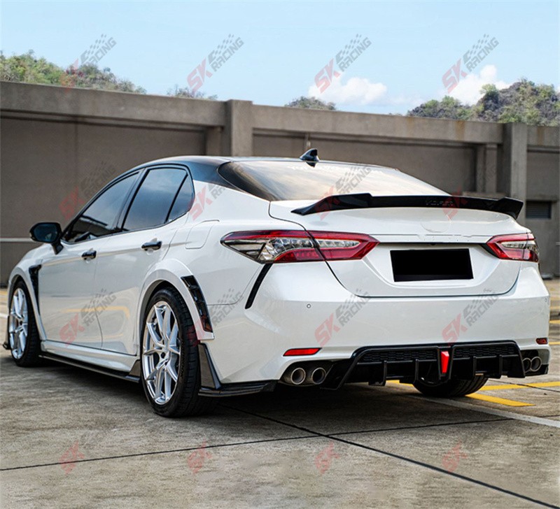 Unpainted ABS Fender Flares Wide Body Exterior For 2018-24 Toyota Camry SE XSE