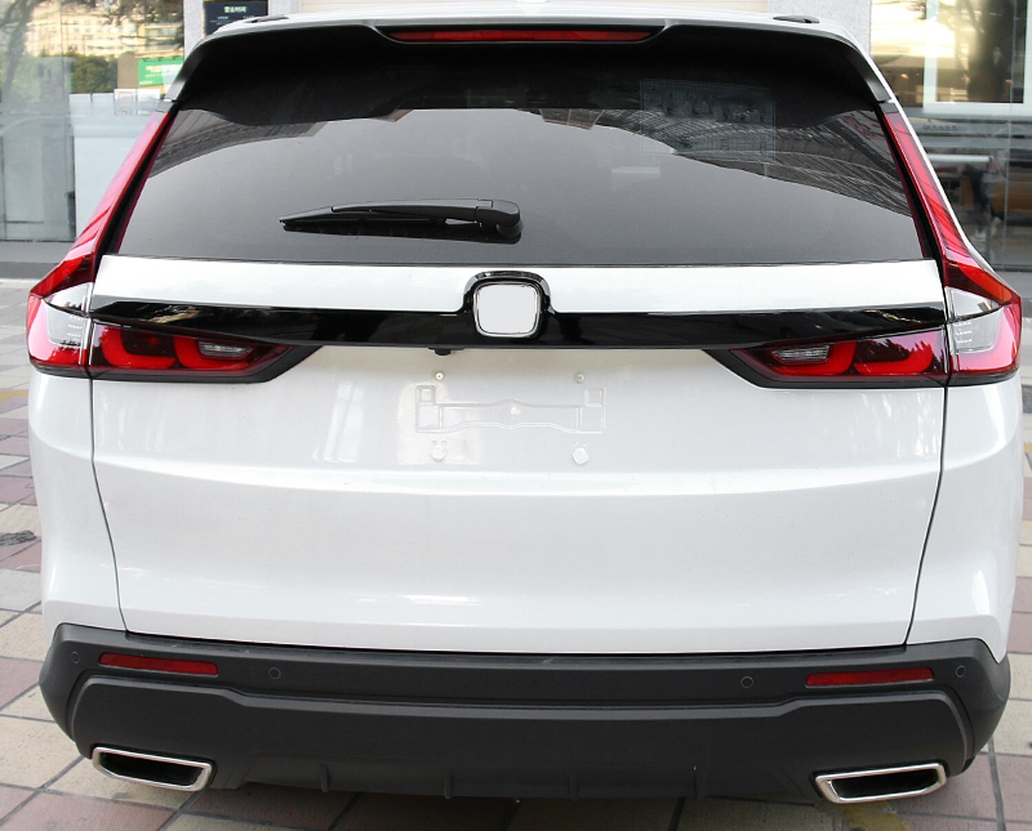 for Honda CR-V CRV 2023-2025 Glossy Black Rear Trunk Lid Molding Cover Trim 1pcs