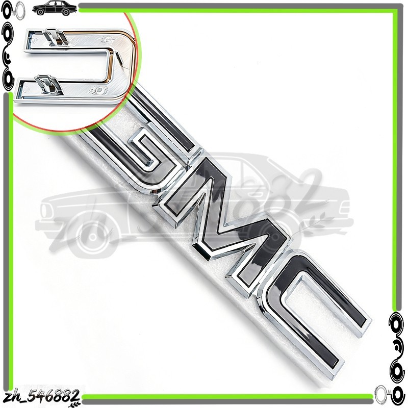 For 2007-2013 GMC Yukon / XL 1500 2500 Acadia Front Grille Inserts Emblem Badge