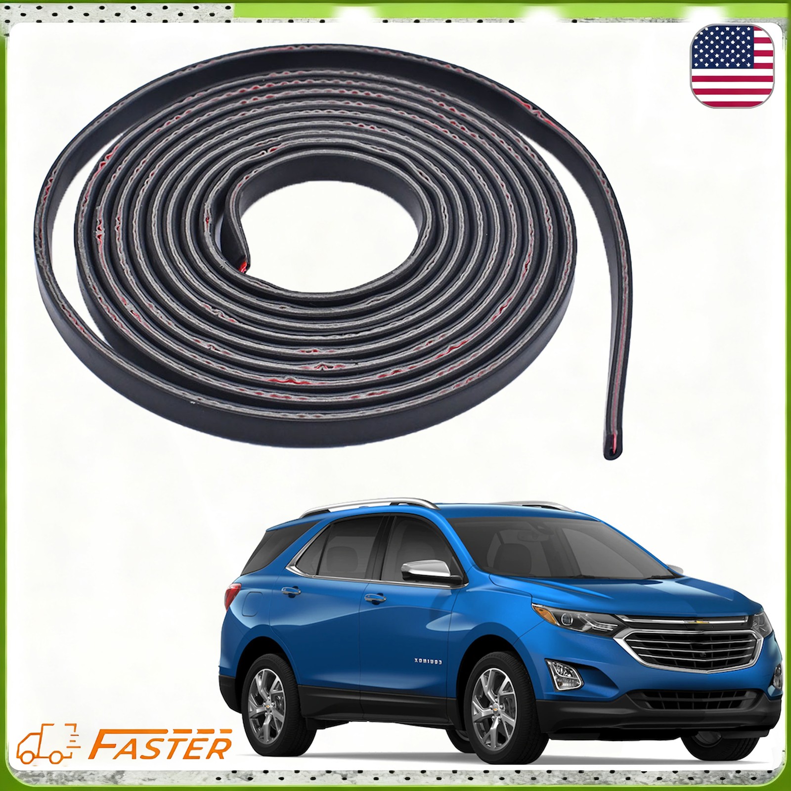 U-Shaped For Most Chevy 10Feet Door Edge Guard Molding Trim Edge Strip Sealing