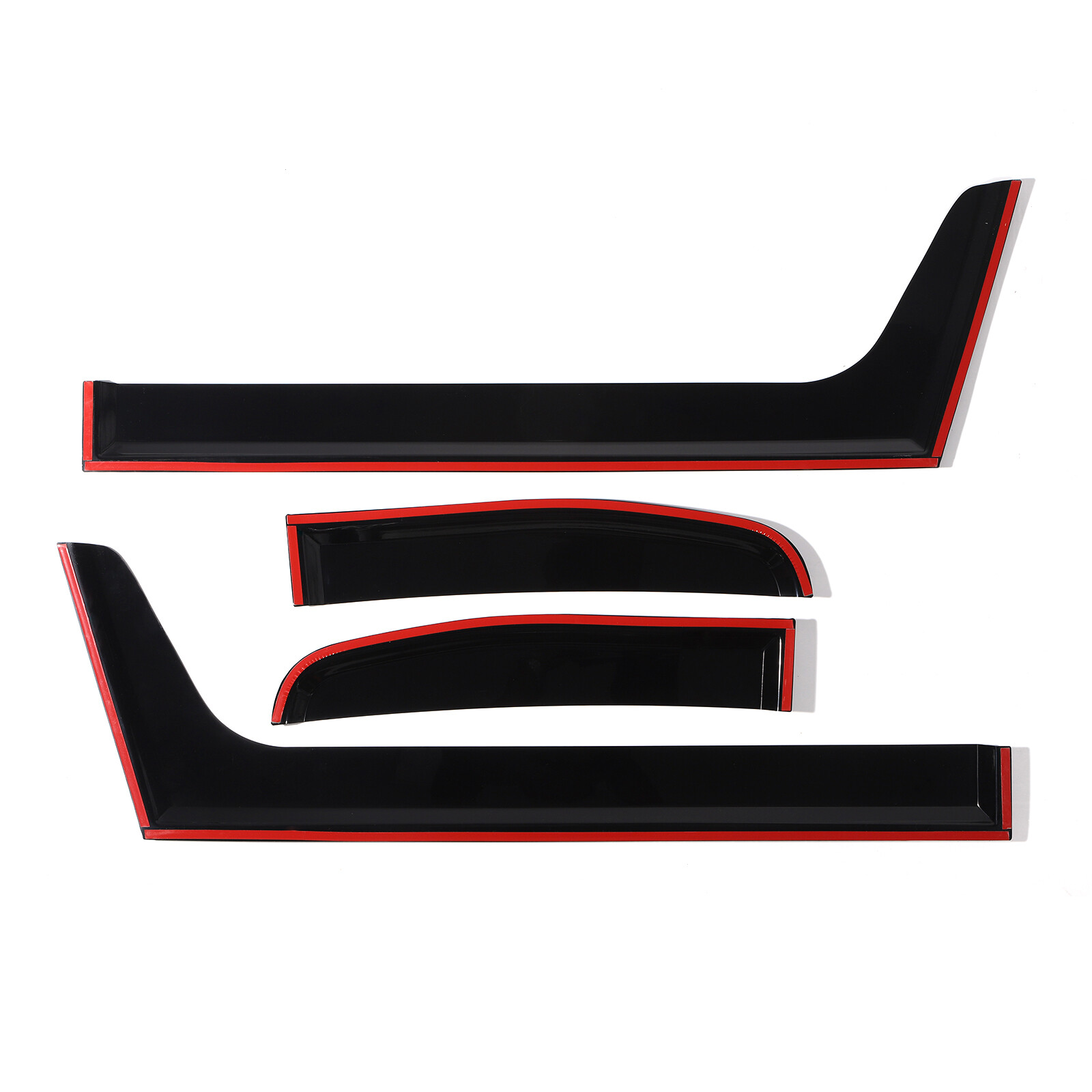 4PCS Window Visors Sun Rain Deflectors Guard Fit For Toyota FJ Cruiser 2007-2014