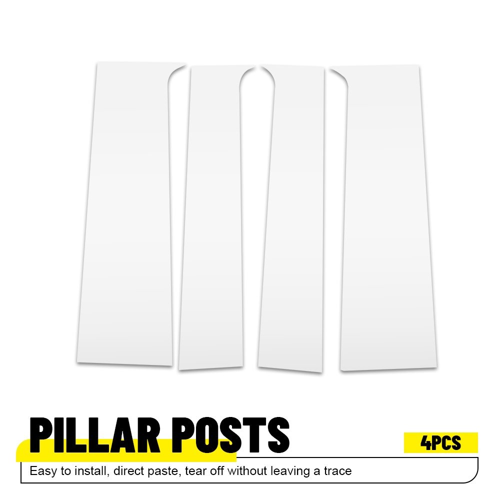 Polycarbonate For Chevy Colorado GMC Canyon 2015-2022 Pillar Post Window Trim