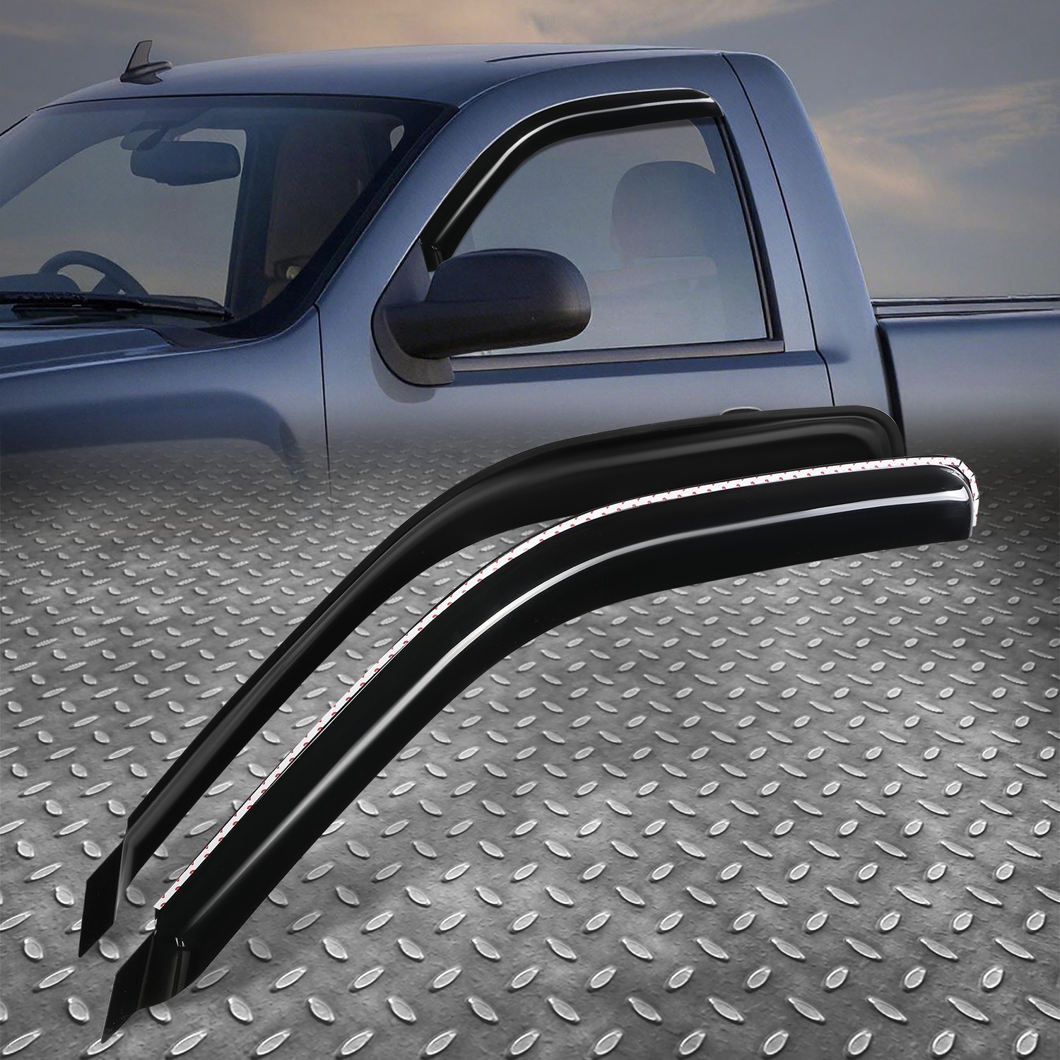 [In-Channel] For 99-07 Silverado Sierra Regular Cab Window Visor Rain Deflector