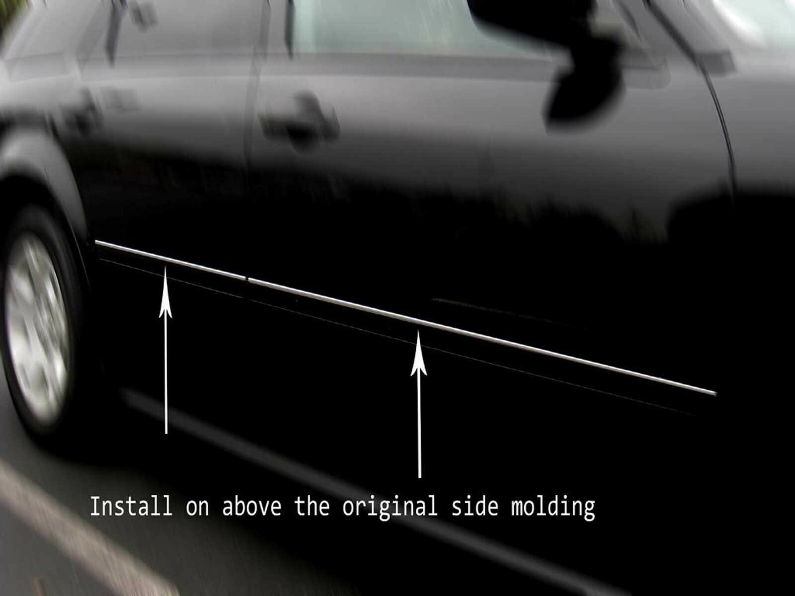 For Mitsubishi GALANT Flexible Chrome Body Side Molding Trim Kit 1996-2003
