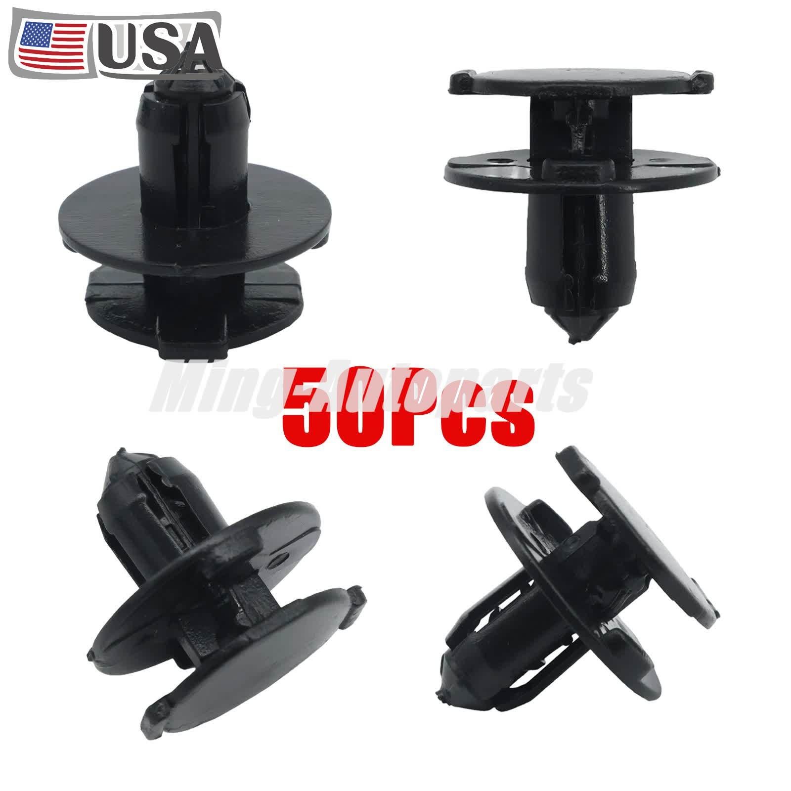 Set of 50 Push Type Retainers Fastener Clips For Nissan Frontier Juke Leaf