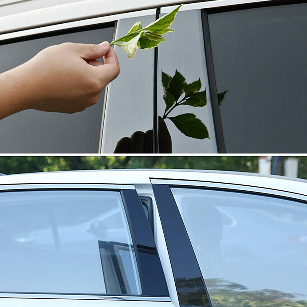 8X Car Pillar Posts Trim Decorative Cover For 2018-2021 Toyota Camry Accessories