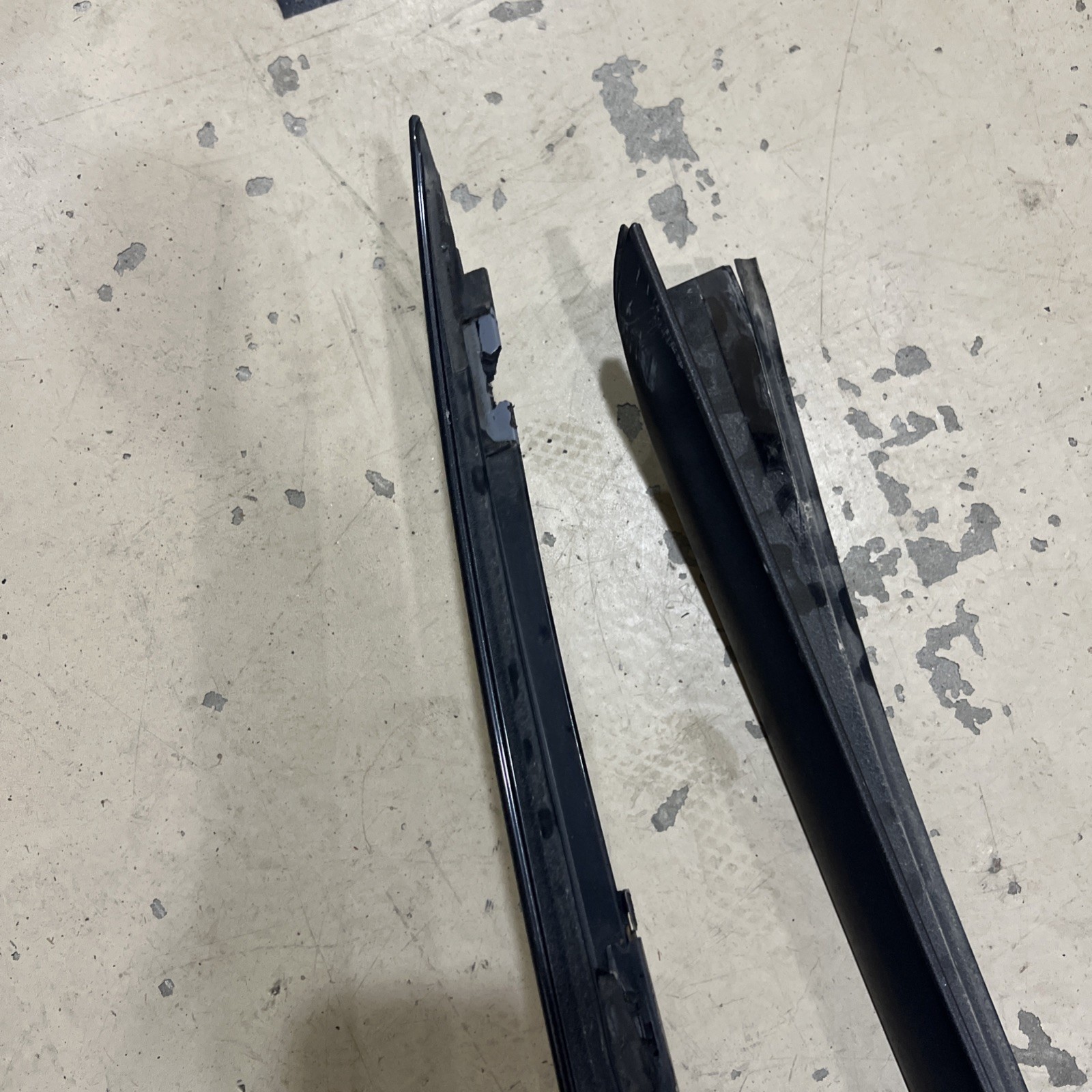 2009-2014 Acura TSX Passenger Driver Windshield Molding A Pillar Trim GREY OEM