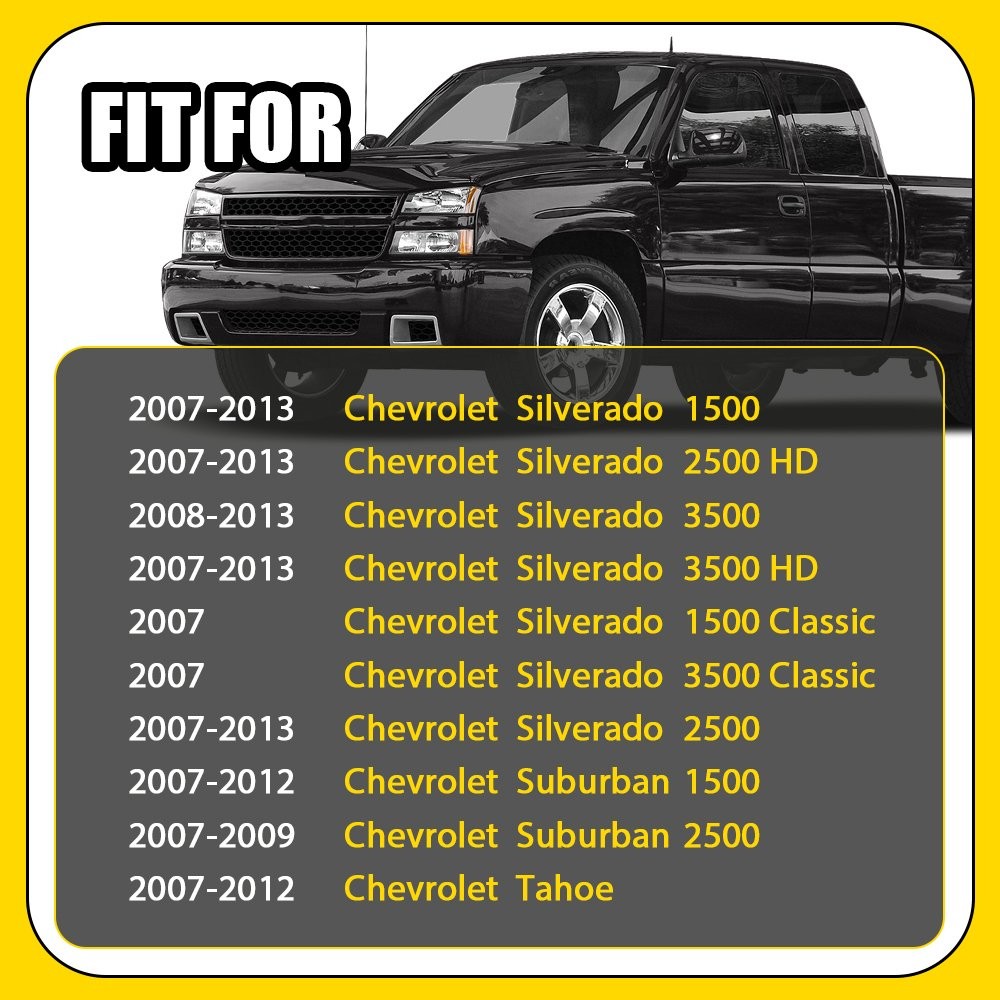 Car Dash Cover Mat Dashboard Pad for 2007 Chevrolet Silverado 1500 2500 Classic