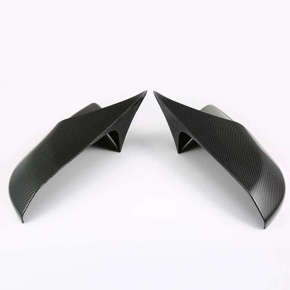 Carbon Fiber Look Mirror Cover Trim for Honda Civic 10th 2016-2021 Pair