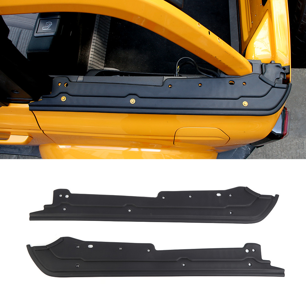 Rear Body Tub Rail Protector Armor Trim for Ford Bronco 2021+ 4 Door Accessories