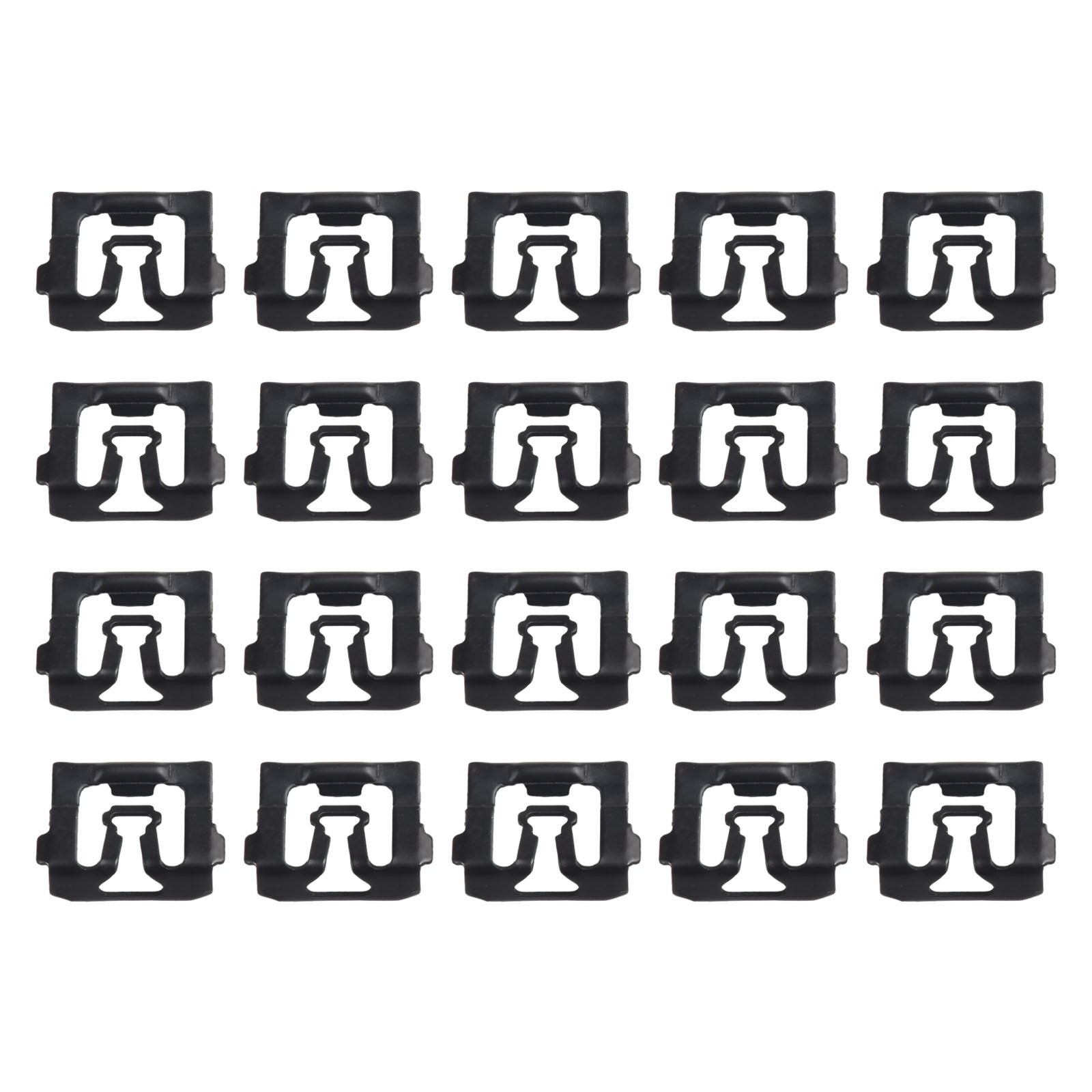 Plastic Rear Glass Molding Trim Clips for Ford 6493 C5ZZ6543413B Set of 20